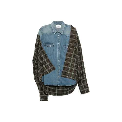 Doublet Рубашка Мужская Индиго и Темная Умбра