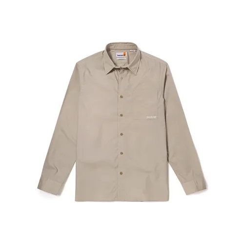 Timberland Песочный Мужская Рубашка