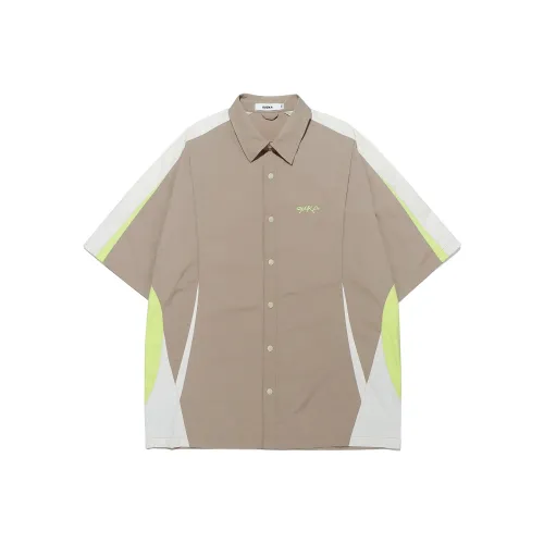 Guuka Хаки Мужские Рубашки