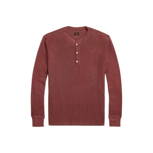 Double RL Red Men's Shirts Двойной RL Красные Мужские Рубашки