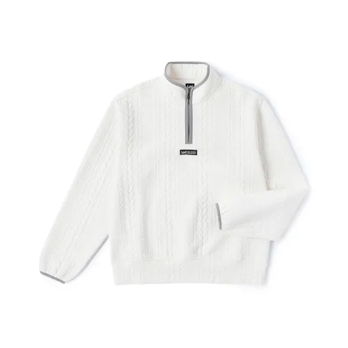 Lee совместный модель FW24 Свитшот Унисекс Экрю