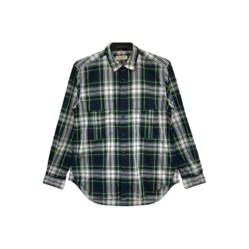 Burberry Ink Синий Мужские Рубашки