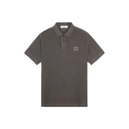 Stone Island Стально-серый Мужской Поло