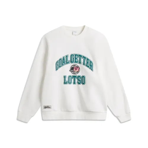 LINING Disney Collaboration Sports Lifestyle Collection Толстовка Унисекс Айвори