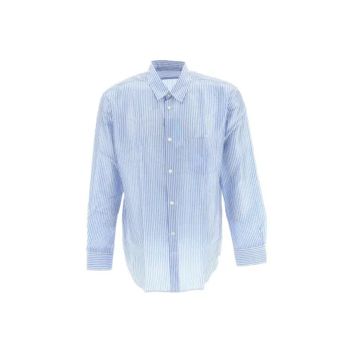 CDG Collaboration Мужские Синие Рубашки