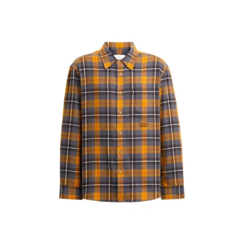 COACH Горчичный Мужской Рубашки