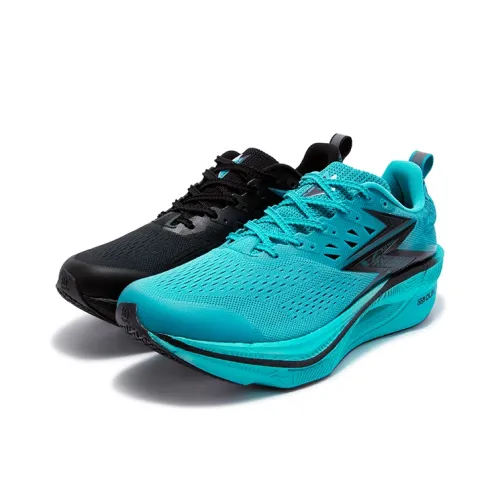 361° Flame 3 ET Беговые кроссовки Низкий топ Зеленый Черный Несовпадающие Унисекс