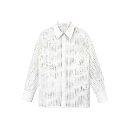 VALLEYOUTH Half Dream and Half Wake Рубашка Мужская Белая