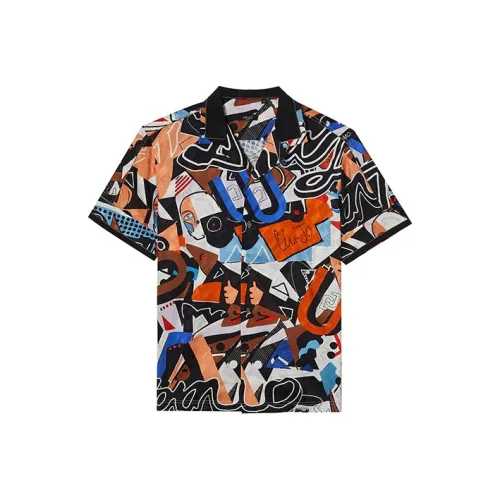 LIU·JO UOMO Оранжевый Красный Мужская Рубашка