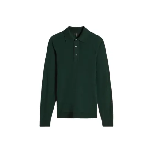 Dunhill FW24 Поло Мужское Изумруд