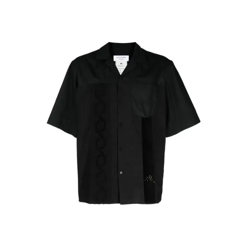 Marine Serre Мужские Черные Рубашки