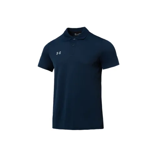 Under Armour Sports Life Collection Темно-синяя Мужская Поло