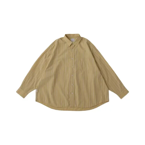 Stripes For Creative Желтая Унисекс Рубашка