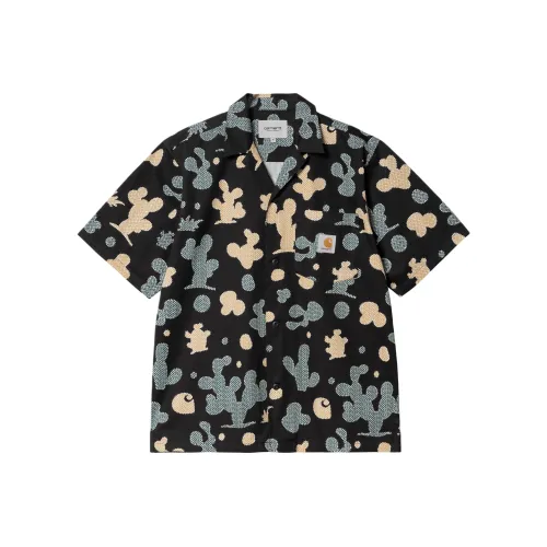 Carhartt WIP SS24 GARMENT DYED Коллекция S S OPUS Рубашка Мужская Черная