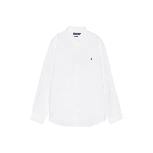 Polo Ralph Lauren Белые Мужские Рубашки