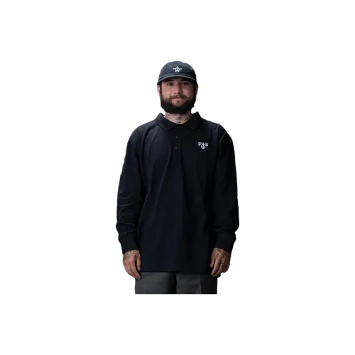 Dickies Трикотажная ткань Мужская Поло Черная