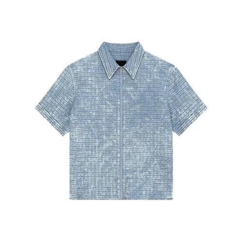 GIVENCHY Мужские Синие Рубашки