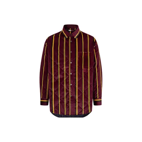 Tommy Hilfiger Красная Желтая Полосатая Рубашка VLP для Мужчин