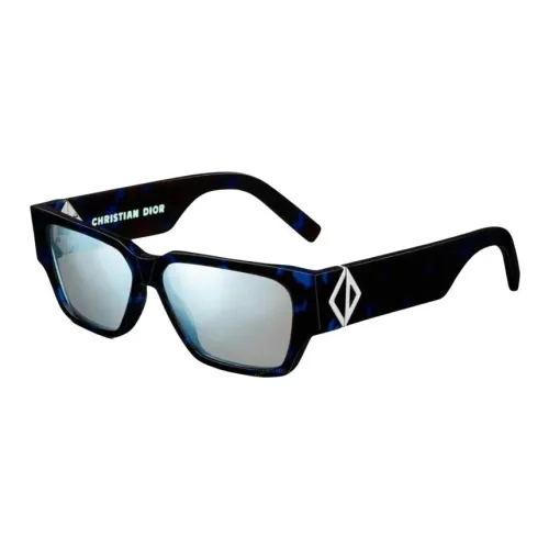 DIOR Пластик Квадратные Солнцезащитные очки Мужские Синие