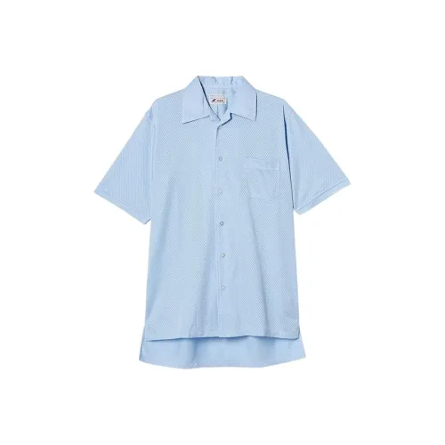 SSK Blue Men's Shirts SSK Синий Мужские Рубашки