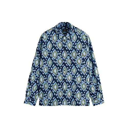 Scotch Soda FW24 Рубашка Мужская Синяя