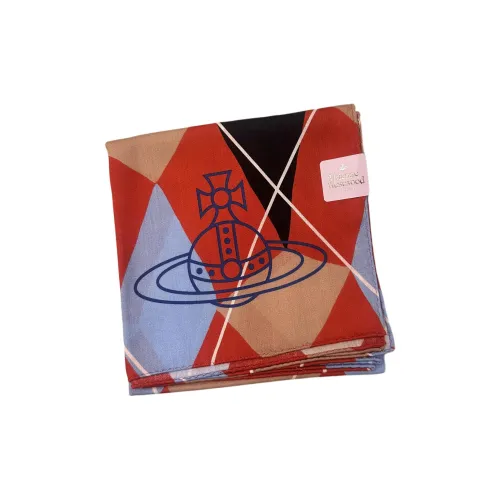Vivienne Westwood Хлопковый шелк Шарфы Унисекс Красный