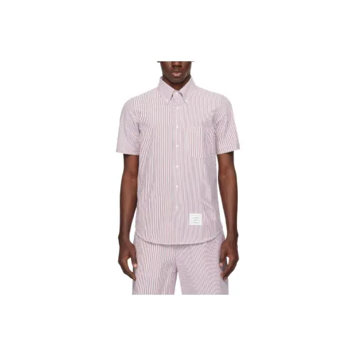 THOM BROWNE Розовые Мужские Рубашки