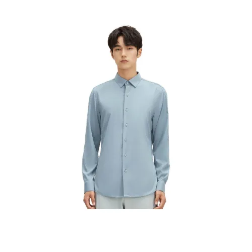 ZIOZIA Синий Мужская Рубашка