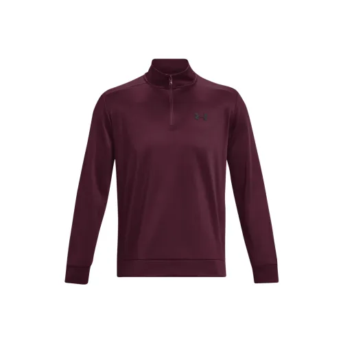 Under Armour Броня Fleece® Свитшот Мужской Каштановый