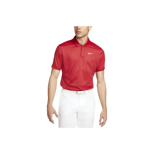 nike Tiger Woods Поло Мужское Спортивное Красное