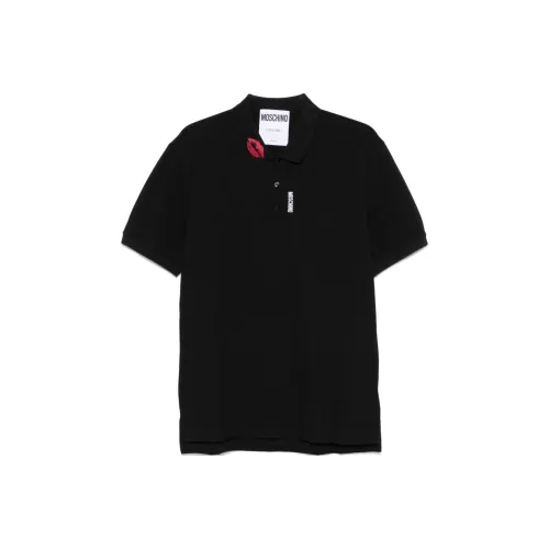 MOSCHINO Поло Мужское Черное