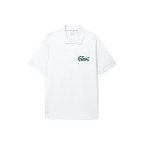 LACOSTE Collaboration Белая Мужская Поло