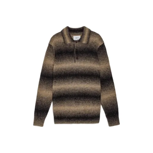 NN07 Коричневый Мужская Рубашка Поло