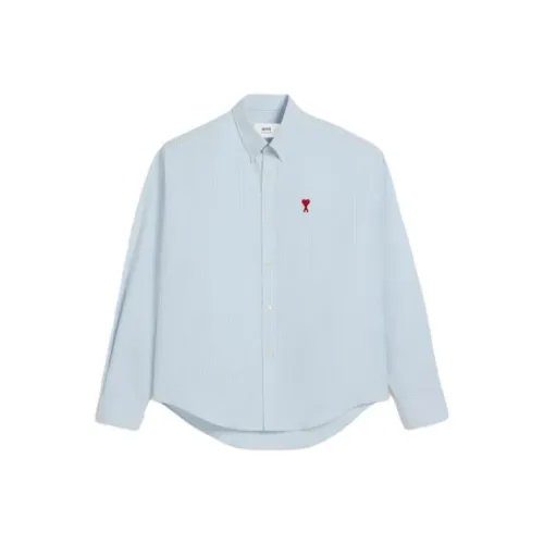 AMIPARIS Небесно-голубой Унисекс Рубашки