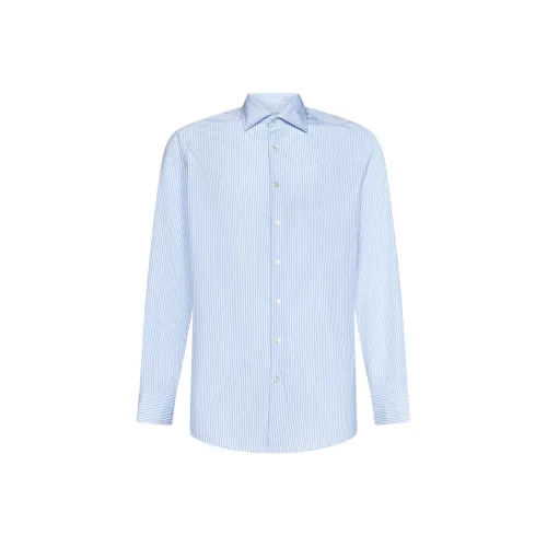ETRO Светло-синие Мужские Рубашки