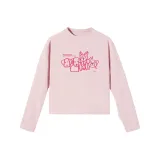 Женский укороченный серо-розовый.