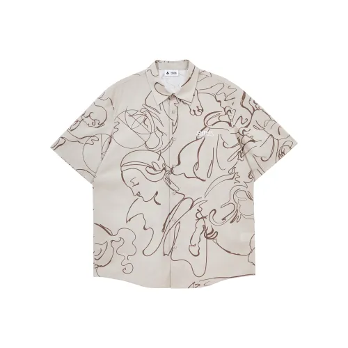 JACK&JONES Голубино-серый DOVE Мужские Рубашки