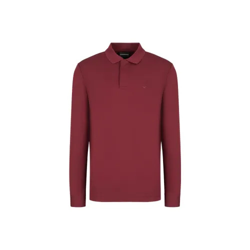 EMPORIO ARMANI Red Men's Polo