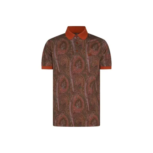 ETRO Мужская рубашка поло красного цвета