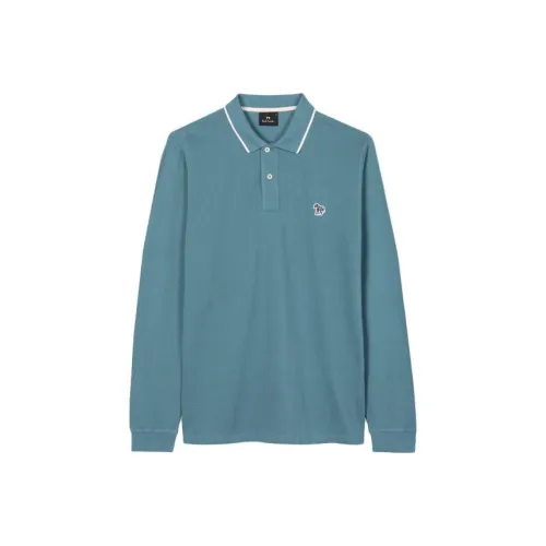 Paul Smith Мужская поло синего цвета