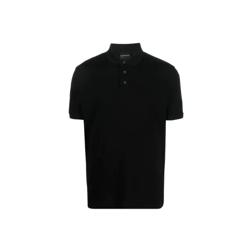 EMPORIO ARMANI SS23 Поло Мужское Черное