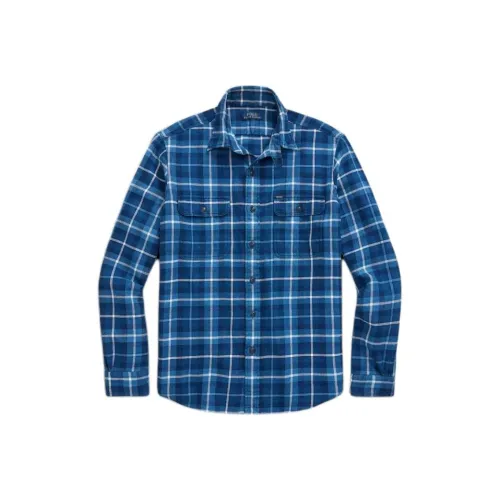 Polo Ralph Lauren FW23 Рубашка Мужская Индиго