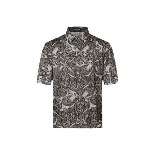MANGANO Цветочный/Бронза Мужские Рубашки