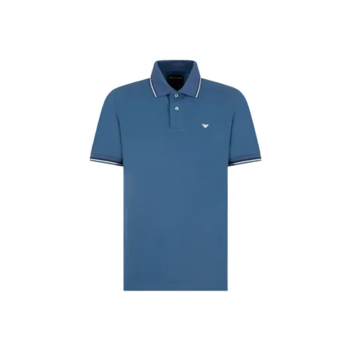 EMPORIO ARMANI Поло Мужское Синее