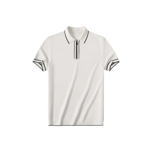 Mr.Bu Белая Мужская Поло