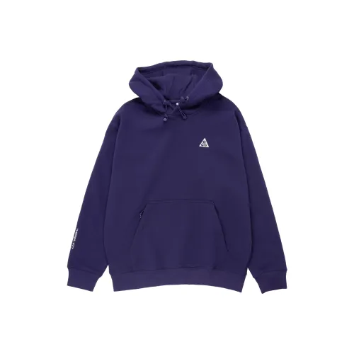 Nike Fleece Pullover Hoodie Unisex Purple Ink