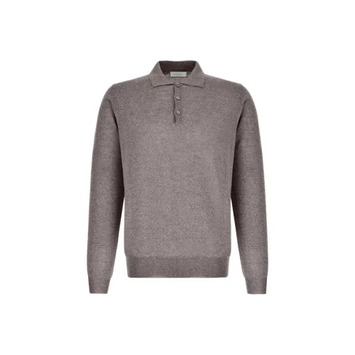 Canali FW24 Polo Мужское Бежевое