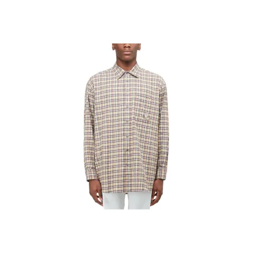 GUCCI Бежевые Мужские Рубашки