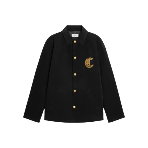 CELINE SS25 Куртки и Пальто Мужской Черный