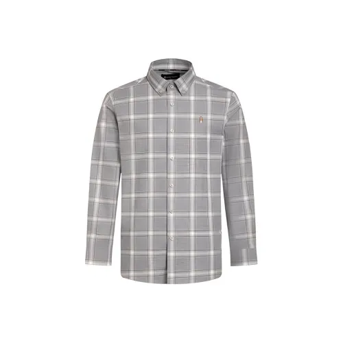 Hush Puppies Рубашка Мужская Пыльно-Серый